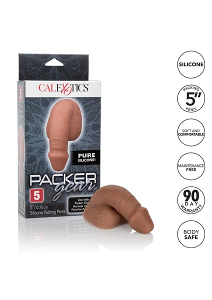 Calexotics - Siliconen Packing Penis - Slappe Penis - FtM Drag - 12,75 cm - medium huidskleur-Erotiekvoordeel.nl