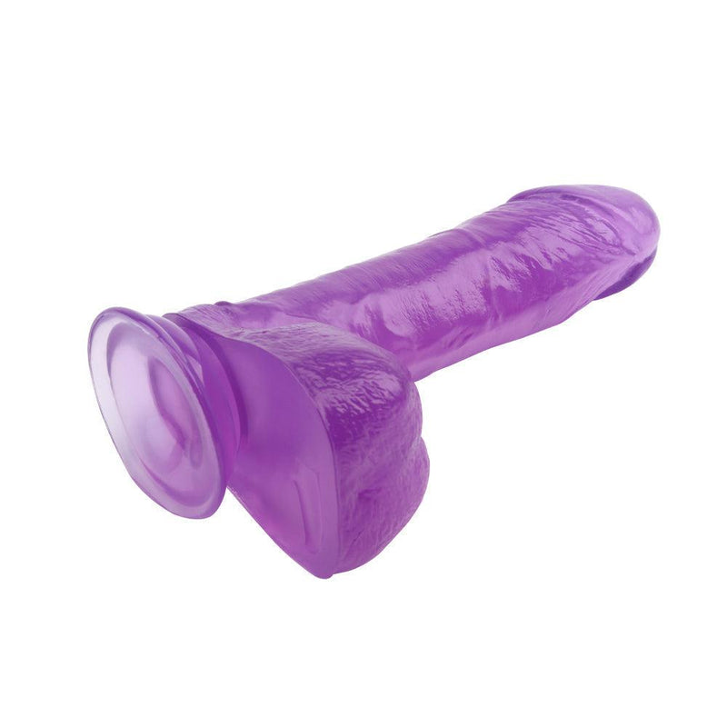 Chisa - Dildo Met Zuignap 19, 5 cm - Paars-Erotiekvoordeel.nl