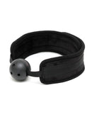 Comfortabele ball gag - Zwart - Verstelbaar
