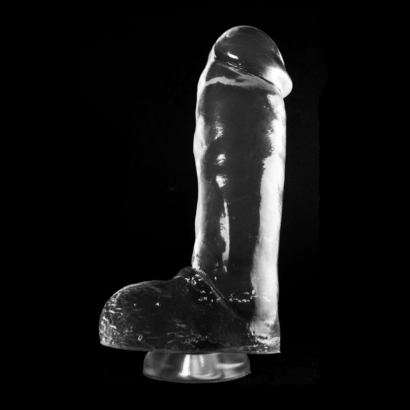 Dark Crystal - Dildo Met Zuignap 29,5 x 7 cm - Transparant