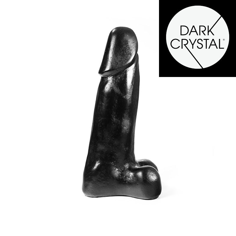 Dark Crystal - XXL Dildo 26 x 7 cm - Zwart