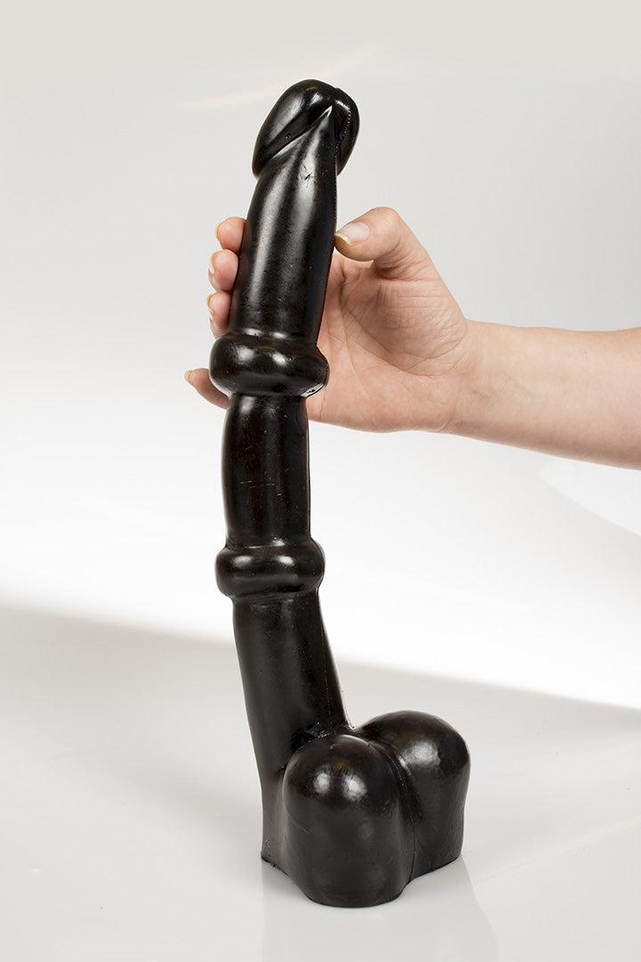 Dark Crystal - XXL Dildo 34 x 5,2 cm - Zwart