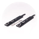 DeLuxe Handboeien Van Siliconen - Zwart