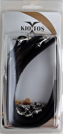 DeLuxe Handboeien Van Siliconen - Zwart