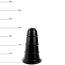 Dinoo - Dildo HUNG - Deviant 19,5 x 6,5 cm - Zwart-Erotiekvoordeel.nl