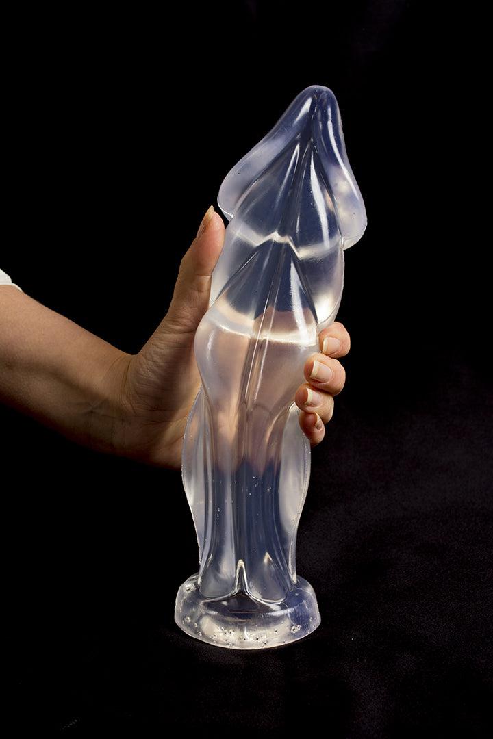 Dinoo - Dildo Paralitian 30 x 8 cm - Transparant