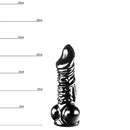 Dinoo - Dildo Rhabdodon 23 x 5,8 cm - Zwart