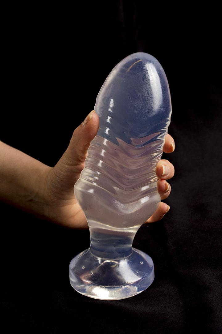 Dinoo - Dildo Rugops 18 cm - Transparant