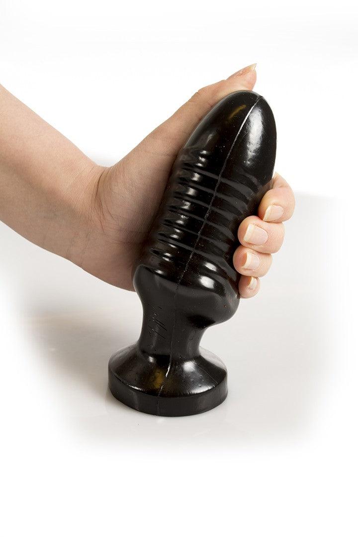 Dinoo - Dildo Rugops 18 x 5,4 cm - Zwart