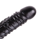 Dinoo - Extreme XXL Dildo Met Handvat - Damocles - 42,5 x 4,5 cm - Zwart-Erotiekvoordeel.nl