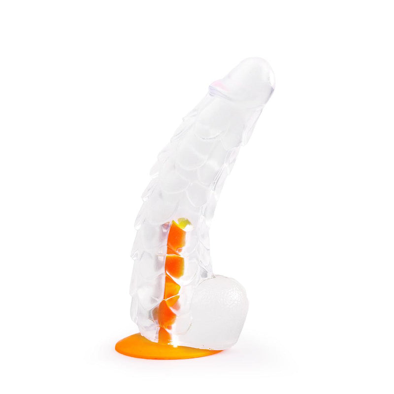 Dinoo - Primal Desires Extra Grote Dildo Met Zuignap Bronto - Transparant