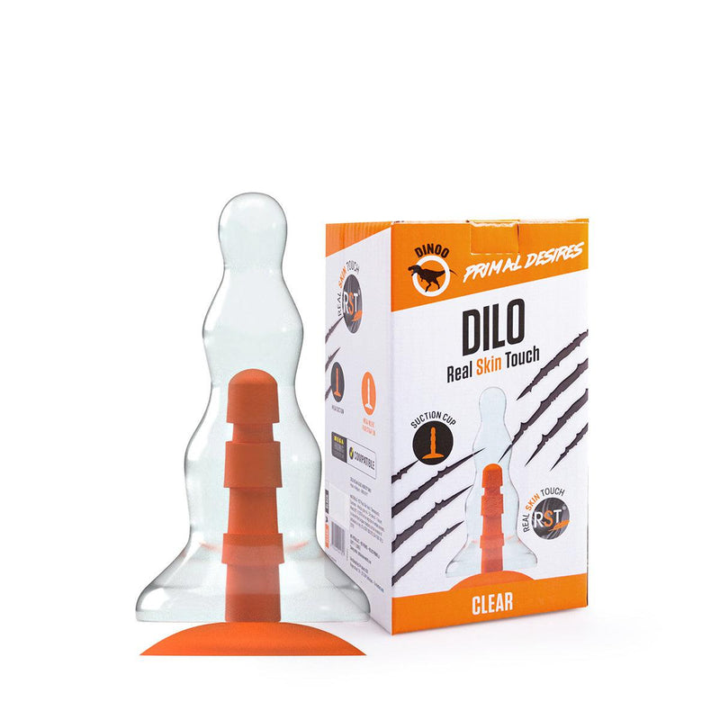 Dinoo - Primal Desires Extra Grote Dildo Met Zuignap Dilo - Transparant