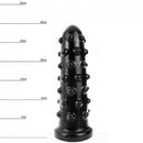 Dinoo - XXL Anaal Dildo HUNG Jaws 29,5 x 6 cm - Zwart