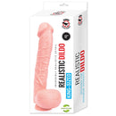 Dinoo - XXL Dildo - Curve - 31 x 5.5 cm - Lichte Huidskleur-Erotiekvoordeel.nl