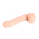 Dinoo - XXL Dildo - Curve - 31 x 5.5 cm - Lichte Huidskleur-Erotiekvoordeel.nl