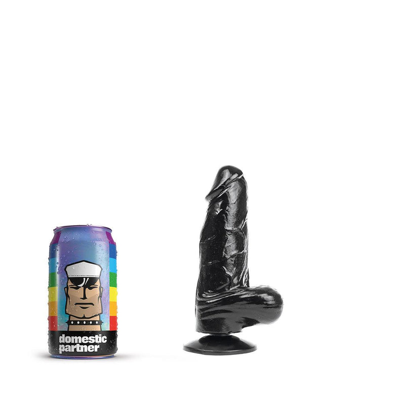 Domestic Partner - Panzer Small - Dildo - 17 x 4.9 cm - Zwart-Erotiekvoordeel.nl