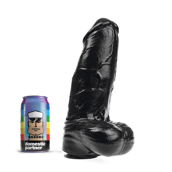 Domestic Partner - Panzer X-Large - Dildo - 29 x 8.5 cm - Zwart-Erotiekvoordeel.nl