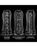 Dorcel - Deep Blow Multi Sensation - Stroker Sleeve Voor Masturbator - Transparant-Erotiekvoordeel.nl