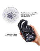 Dorcel - Masturbator Met Sleeve Deep Blow - Wit