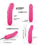 Dorcel - Real Vibration S 2.0 - Oplaadbare Realistische Mini Vibrator - Roze-Erotiekvoordeel.nl