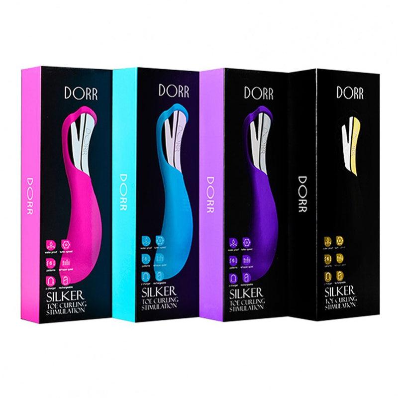 Dorr - Silker G Point Curved G-spot Vibrator - Turquoise-Erotiekvoordeel.nl