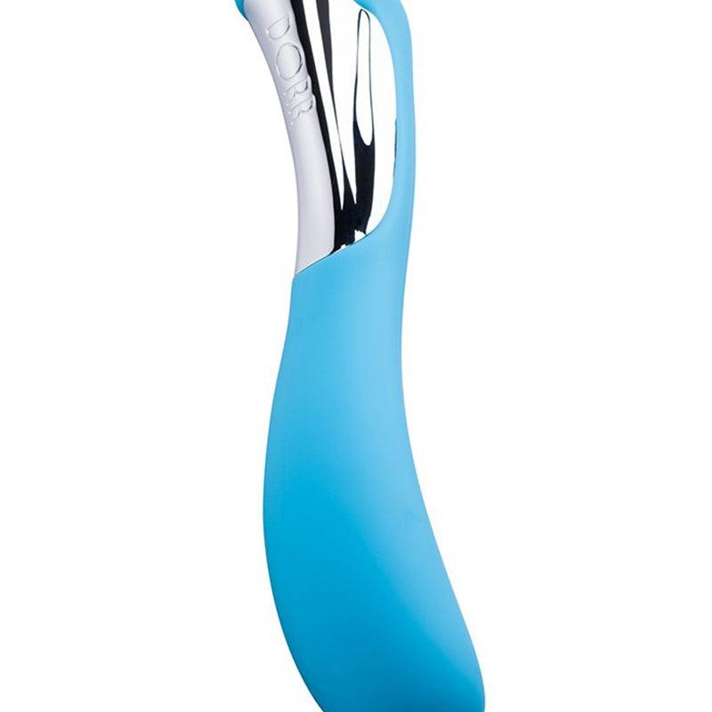 Dorr - Silker G Point Curved G-spot Vibrator - Turquoise-Erotiekvoordeel.nl