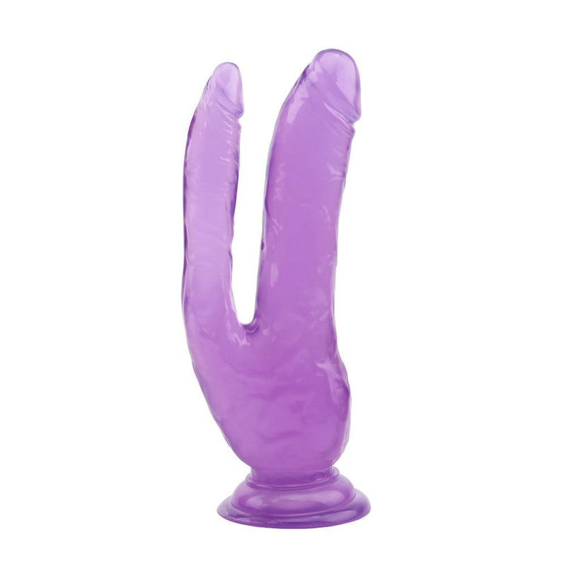 Dubbele dildo 20 cm - Paars-Erotiekvoordeel.nl