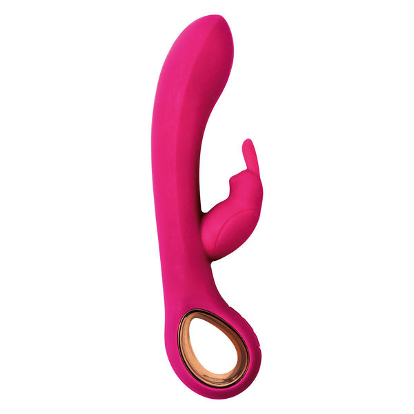 G-spot Vibrator Met Clitoris Stimulator - Roze