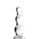 Glazen Dildo Twister - Transparant-Erotiekvoordeel.nl