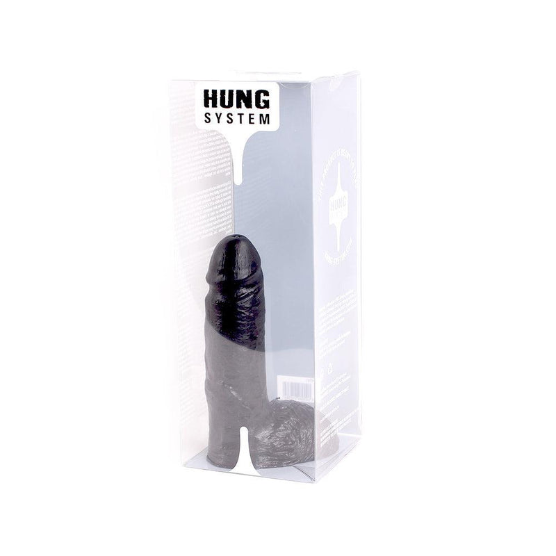 HUNG System - Marcel - Dildo - Met Vac-U-Lock - 17 cm - Zwart-Erotiekvoordeel.nl