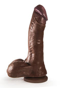 Heroes - No. 8 - Dildo Met Zuignap - 19 x 4,5 cm - Bruin-Erotiekvoordeel.nl