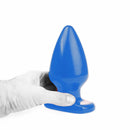 I ♥ Butt - Dikke Buttplug - M - Blauw
