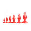 I ♥ Butt - Klassieke Buttplug - XXL - Rood