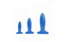 I ♥ Butt - Slanke Buttplug - L - Blauw