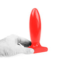 I ♥ Butt - Slanke Buttplug - L - Rood