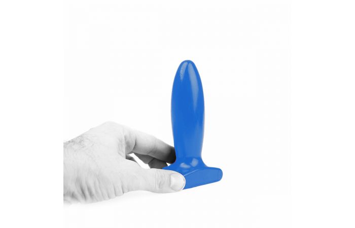 I ♥ Butt - Slanke Buttplug - M - Blauw