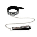 Kiotos BDSM Set Met Slangenprint - Neon Zilver-Erotiekvoordeel.nl