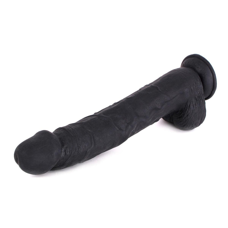 Kiotos Cox - Extra Grote Dildo 34,5 x 6 cm - Zwart