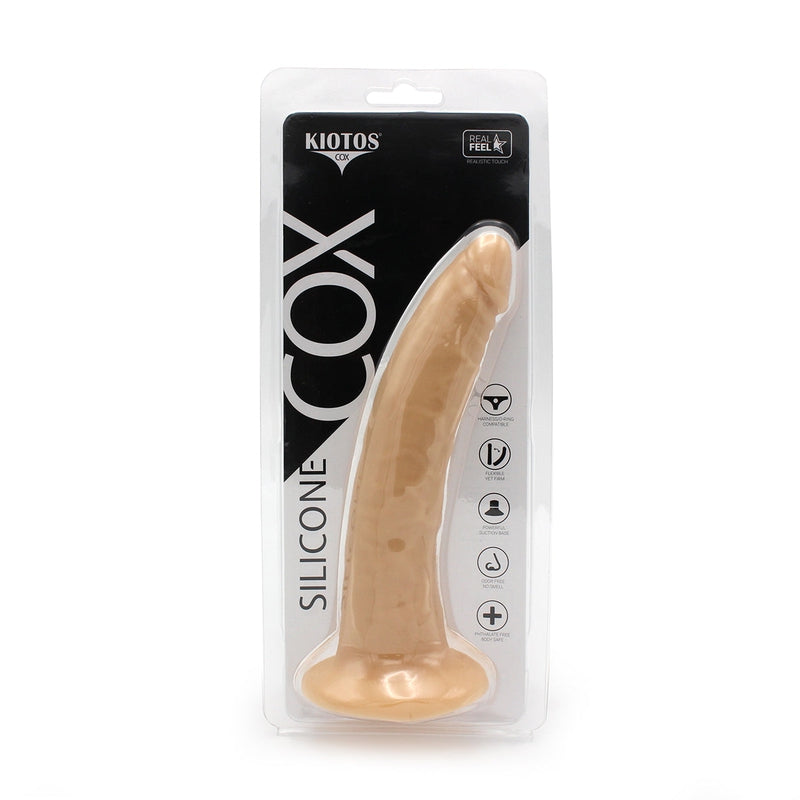 Kiotos Cox - Siliconen Dildo 20,5 x 3.1 cm - Lichte Huidskleur