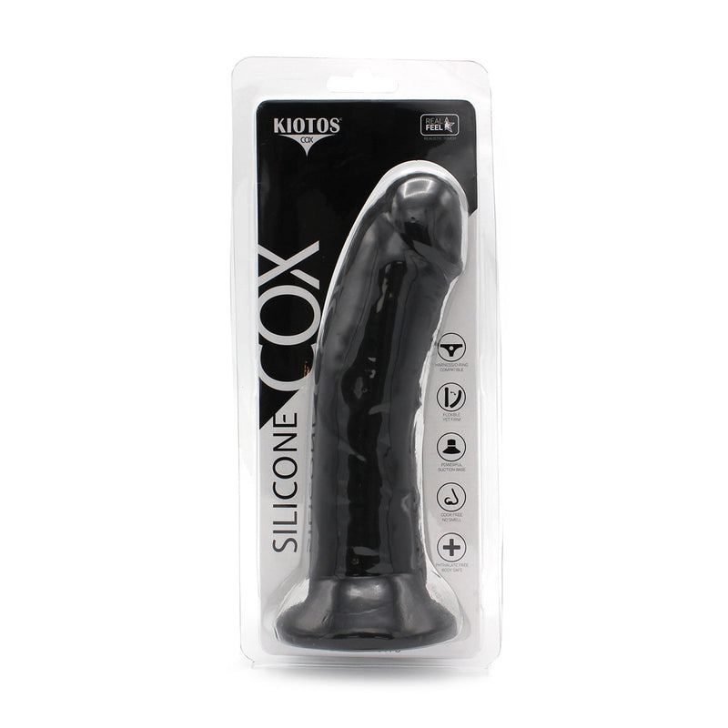 Kiotos Cox - Siliconen Dildo 23 x 4.7 cm - Zwart