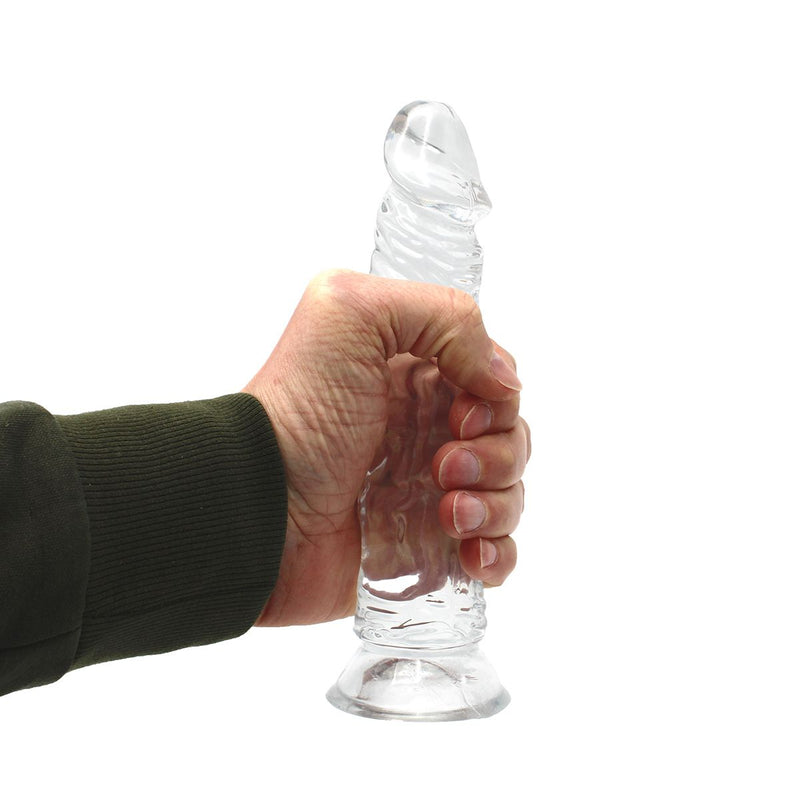 Kiotos Cox Clear - Transparante Dildo 04 - Lengte 215 mm - Diameter 40 mm - TPE-Erotiekvoordeel.nl