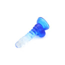 Kiotos Cox Color - Gekleurde Dildo 01 - 15,5 x 3 cm - Transparant/Blauw-Erotiekvoordeel.nl