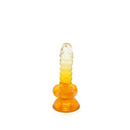 Kiotos Cox Color - Gekleurde Dildo 01 - 15,5 x 3 cm - Transparant/Geel-Erotiekvoordeel.nl