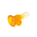 Kiotos Cox Color - Gekleurde Dildo 01 - 15,5 x 3 cm - Transparant/Geel-Erotiekvoordeel.nl