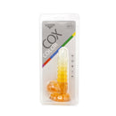 Kiotos Cox Color - Gekleurde Dildo 01 - 15,5 x 3 cm - Transparant/Geel-Erotiekvoordeel.nl