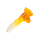 Kiotos Cox Color - Gekleurde Dildo 03 - 17,5 x 3,2 cm - Transparant/Geel-Erotiekvoordeel.nl