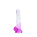 Kiotos Cox Color - Gekleurde Dildo 05 - 20 x 3,2 cm - Transparant/Paars-Erotiekvoordeel.nl