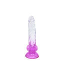 Kiotos Cox Color - Gekleurde Dildo 05 - 20 x 3,2 cm - Transparant/Paars-Erotiekvoordeel.nl