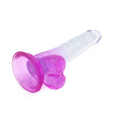 Kiotos Cox Color - Gekleurde Dildo 05 - 20 x 3,2 cm - Transparant/Paars-Erotiekvoordeel.nl