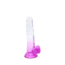 Kiotos Cox Color - Gekleurde Dildo 05 - 20 x 3,2 cm - Transparant/Paars-Erotiekvoordeel.nl